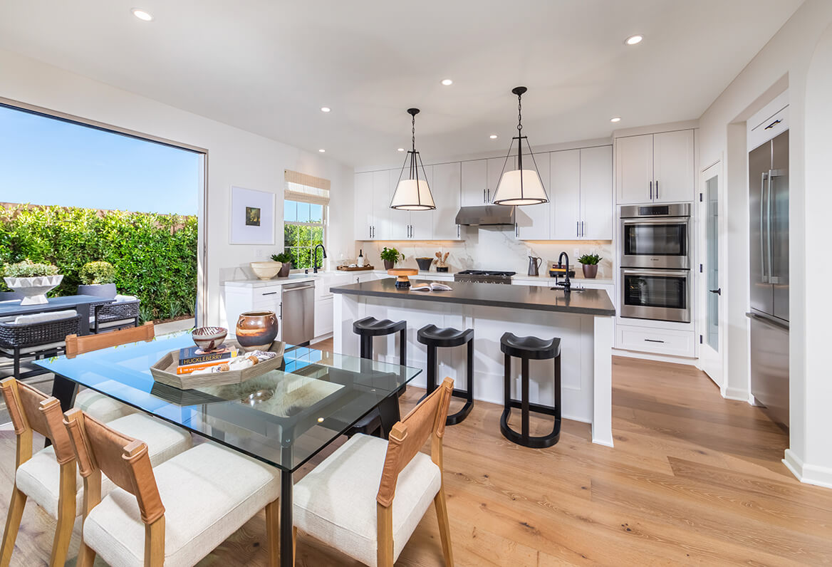 Interior Model Home of a California Pacific Homes Kitchen